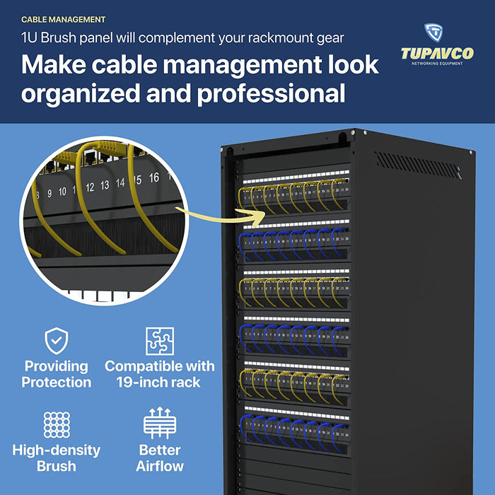 Patch Panel Cable Management  Server Rack Cable Organizers