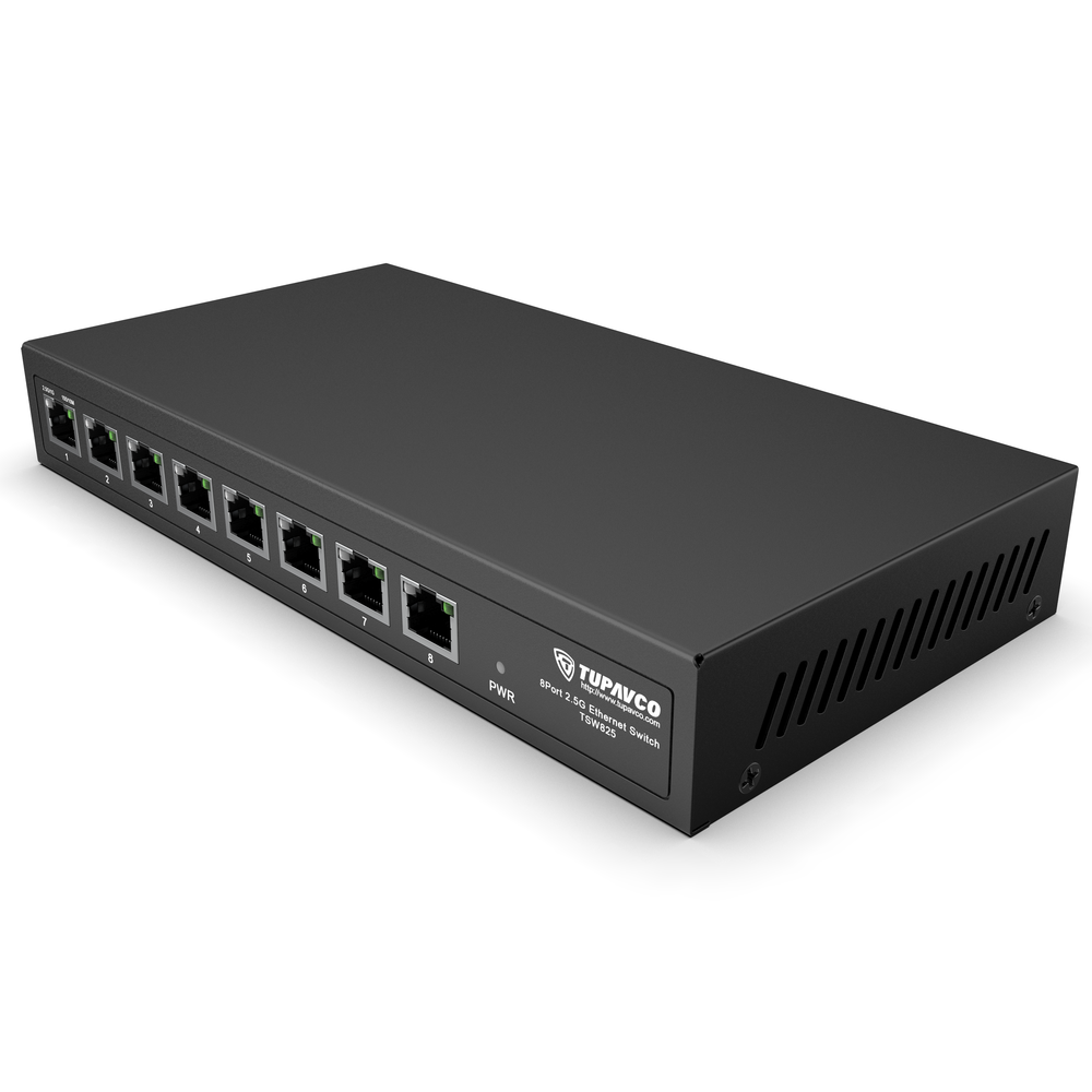 2.5GB Switch (8 Port) for Ethernet Network - Tupavco TP1980